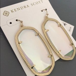 Iridescent Kendra Scott Danielle Earrings + Bag